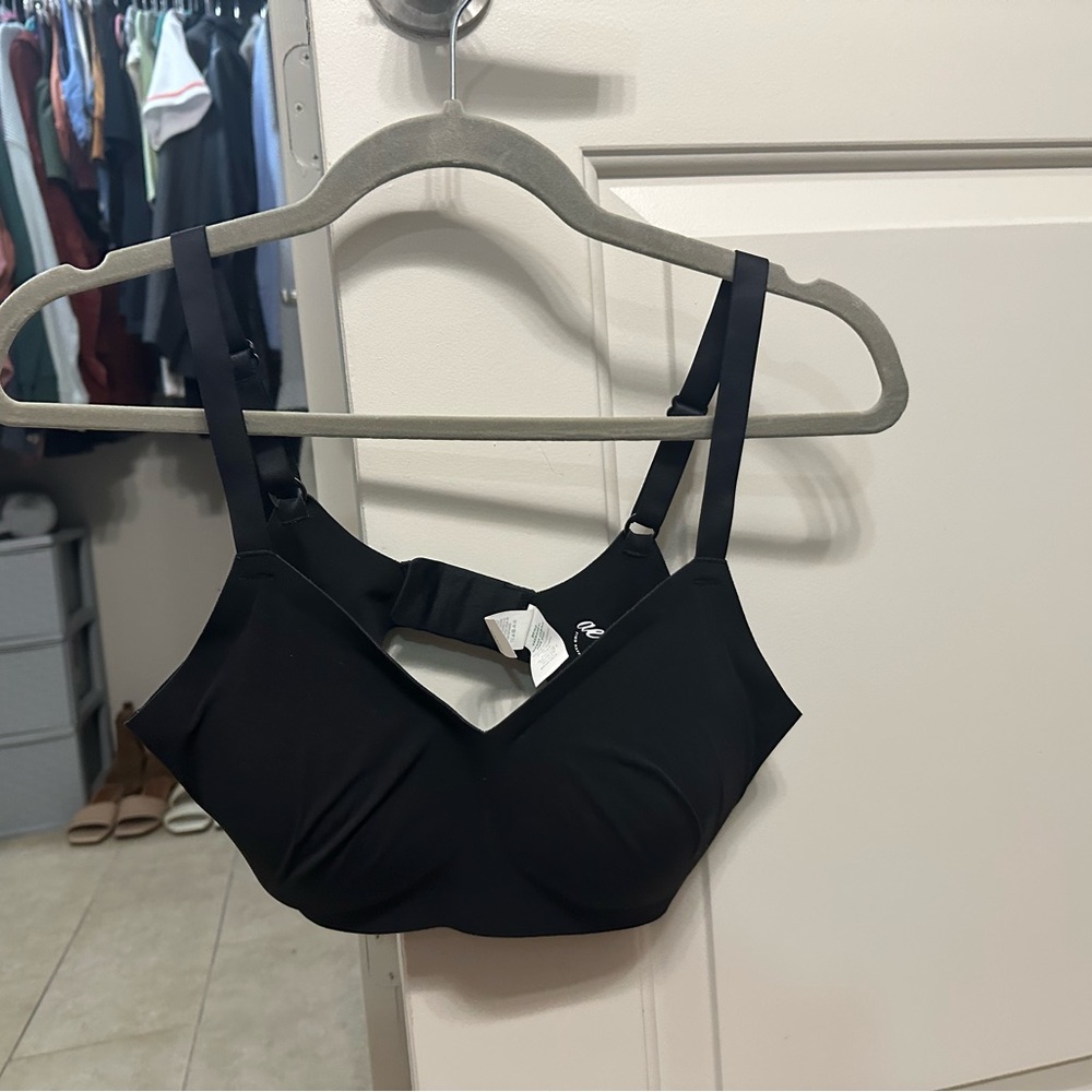 Aerie Black Adjustable Strap Bra Intimates